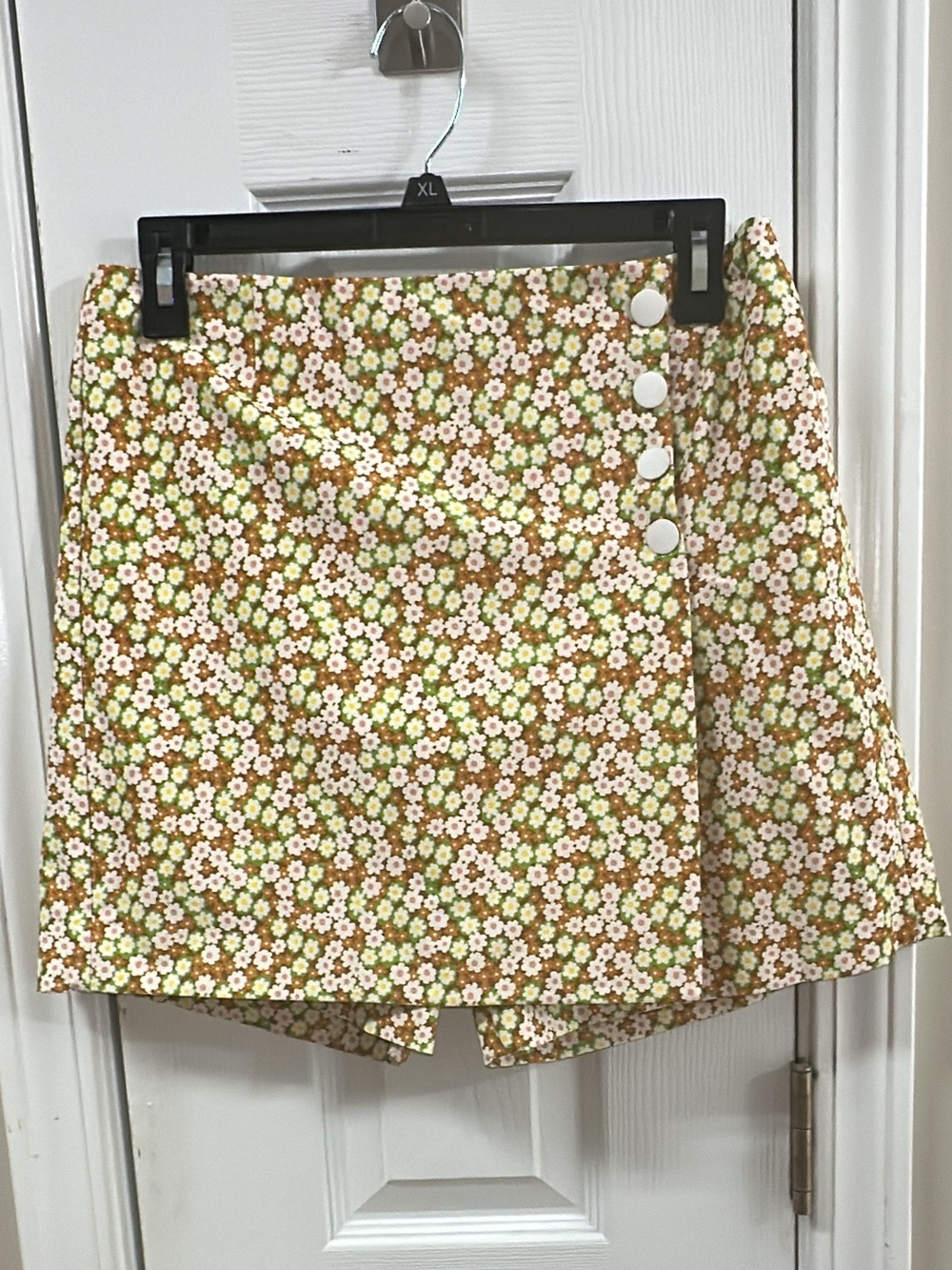 Tory Burch Printed Performance Golf Skort In Ridge Floral Collage (mix36)